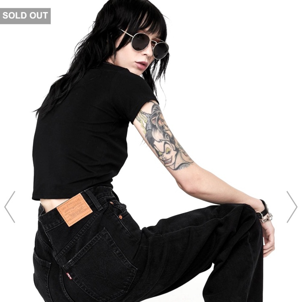 Levi’s high waisted wide leg jeans